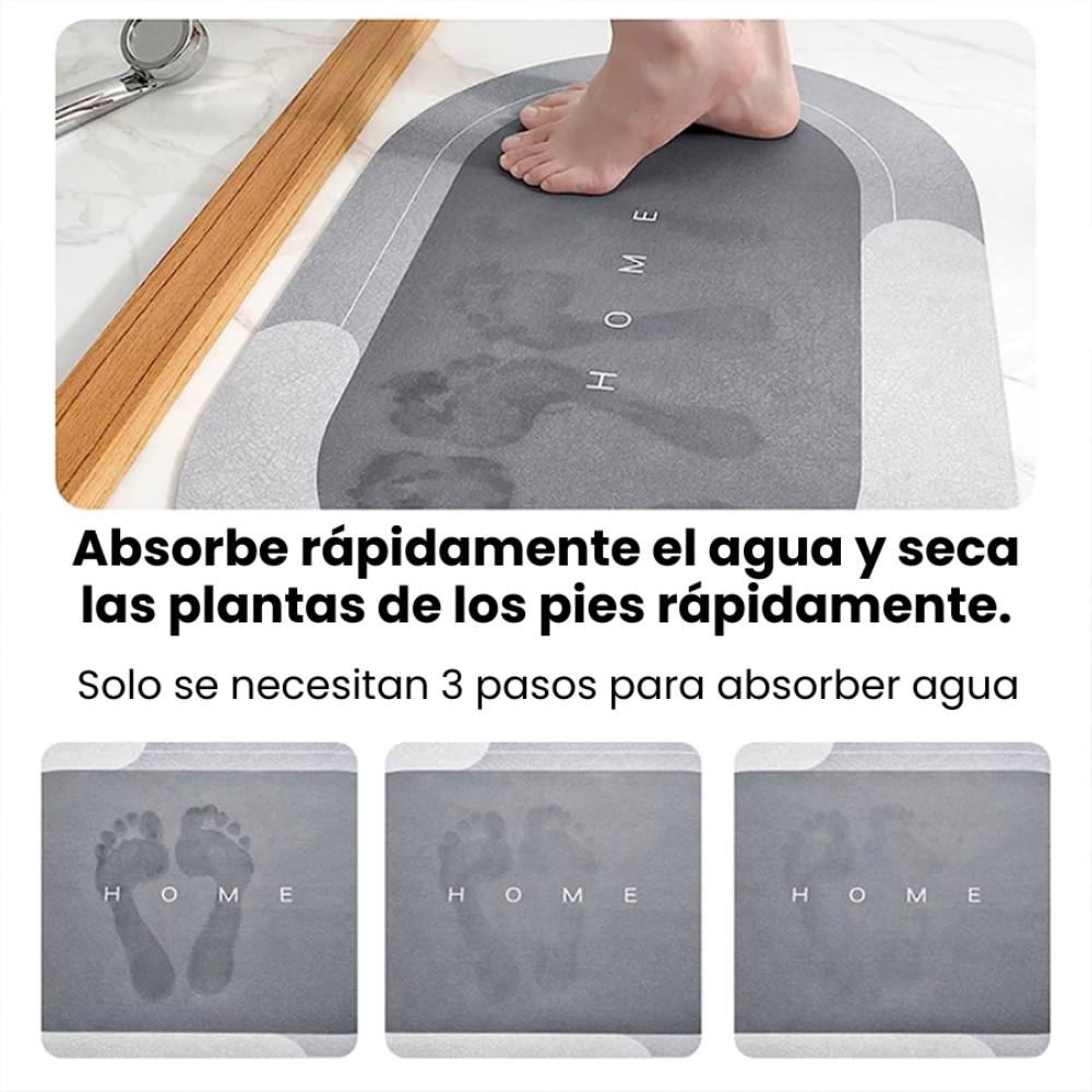 Tamaño de la alfombra en el baño